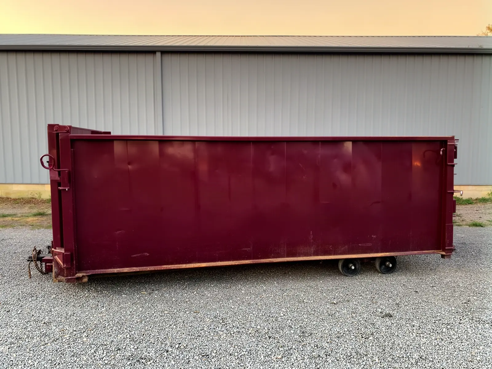 Roll-off dumpster from Tom's Gaston Dumpster Rental in Gaston, SC